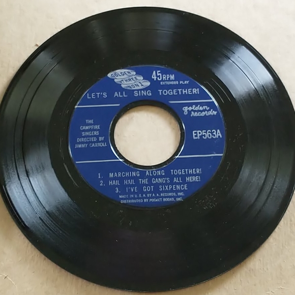 Vintage Little Golden Records EP 563 45 RPM EP - Picture 4 of 7